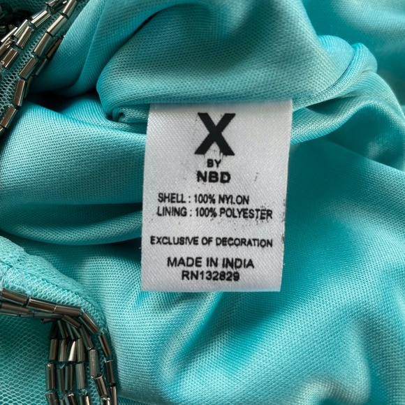 SOLD New X by NBD Revolve Mint Sequin Beaded Festival Shorts free people hippie - Picture 11 of 12